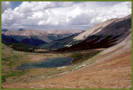 Chalk Creek Pass - Sawatch Range - Colorado - looking south from summit