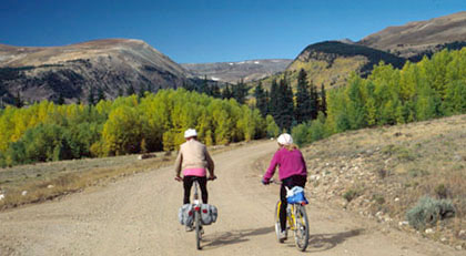 starting on a fall ride up east
                                  side of Mosquito Pass