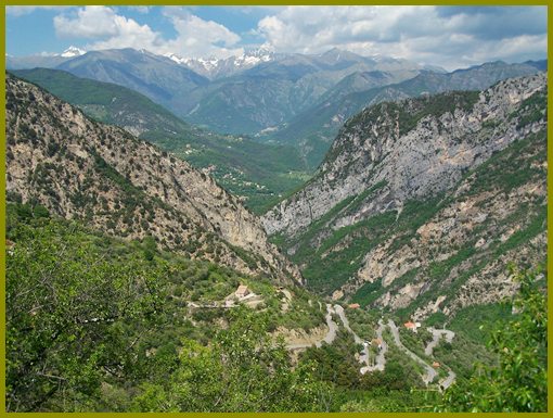 Gorge de la Vesubie from Utelle