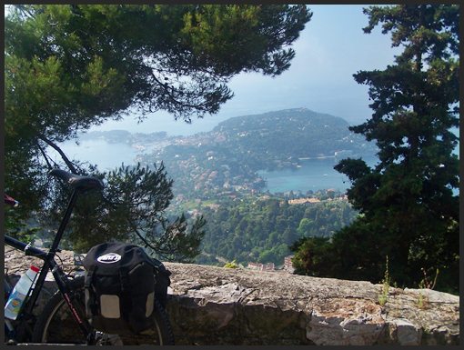 approach
                                    from Nice to Col d'Eze