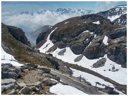 Colle Fauniera, summit